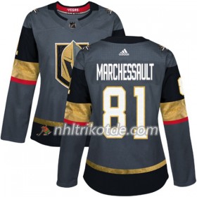 Vegas Golden Knights Trikot Jonathan Marchessault 81 Adidas 2017-2018 Grau Authentic - Dame